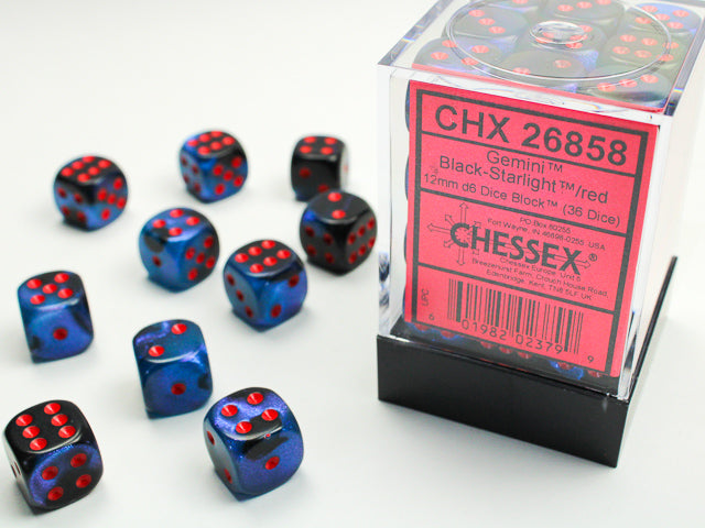 Chessex® 12mm d6 Dice Block™ (36 dice)