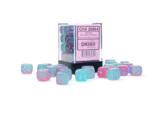 Chessex® 12mm d6 Dice Block™ (36 dice)