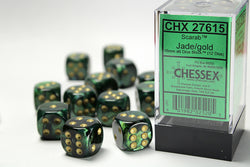 Chessex® 16mm d6 Dice Block™ (12 dice)