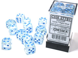 Chessex® 16mm d6 Dice Block™ (12 dice)