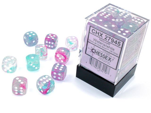 Chessex® 12mm d6 Dice Block™ (36 dice)