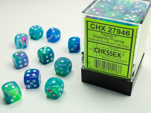 Chessex® 12mm d6 Dice Block™ (36 dice)