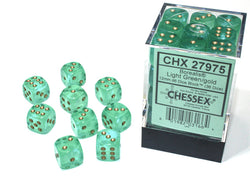 Chessex® 12mm d6 Dice Block™ (36 dice)