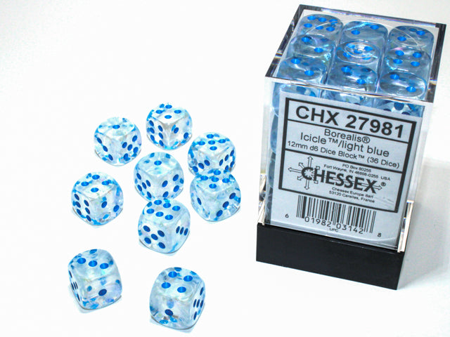 Chessex® 12mm d6 Dice Block™ (36 dice)