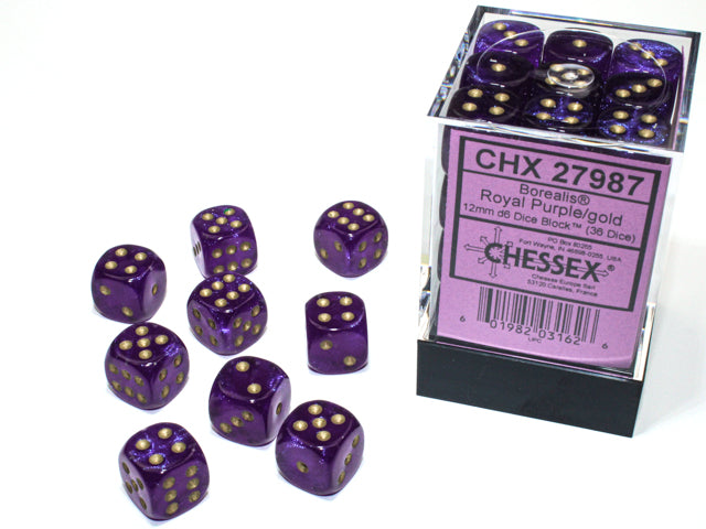 Chessex® 12mm d6 Dice Block™ (36 dice)