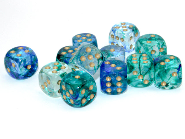 Chessex® 16mm d6 Dice Block™ (12 dice)