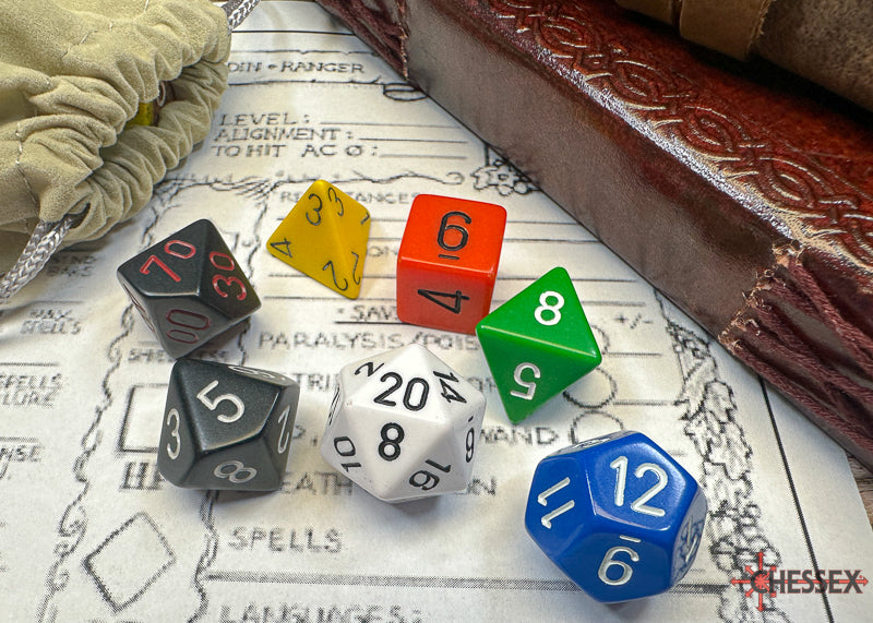 Chessex® Polyhedral 7-Dice Set