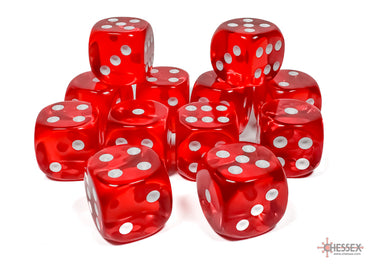 Chessex® 16mm d6 Dice Block™ (12 dice)