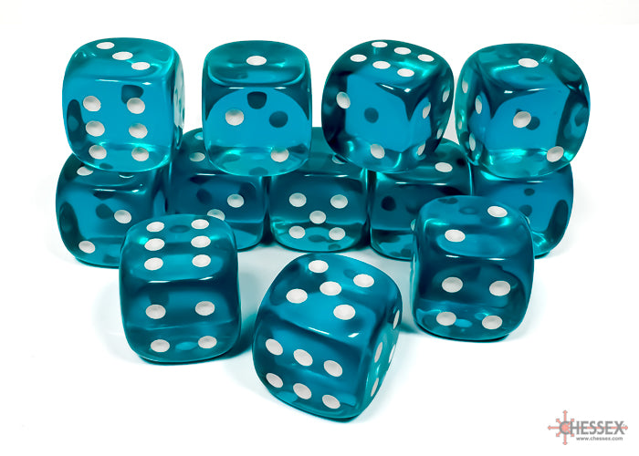 Chessex® 16mm d6 Dice Block™ (12 dice)