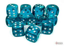 Chessex® 16mm d6 Dice Block™ (12 dice)