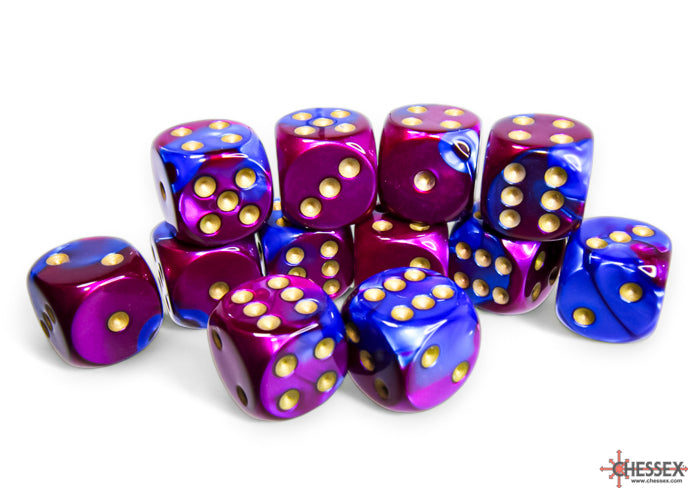 Chessex® 16mm d6 Dice Block™ (12 dice)