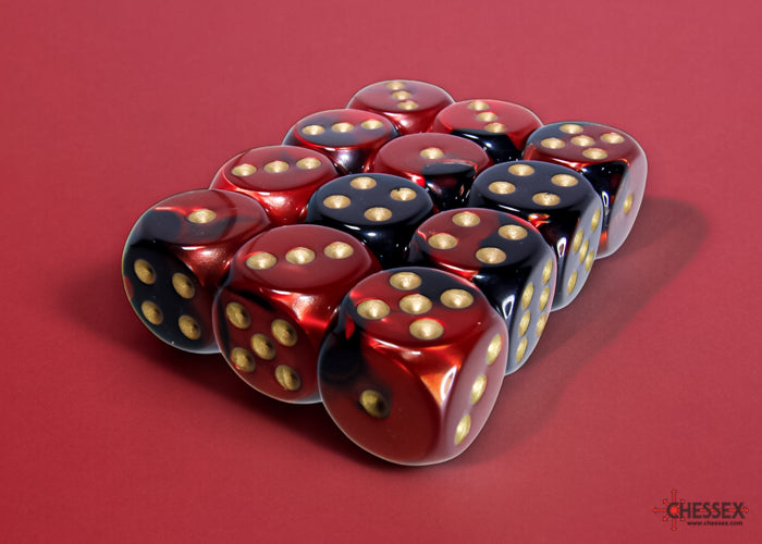 Chessex® 16mm d6 Dice Block™ (12 dice)