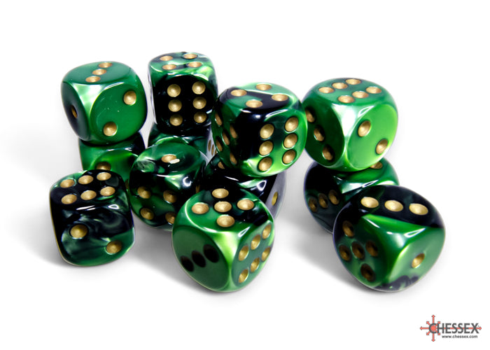Chessex® 16mm d6 Dice Block™ (12 dice)