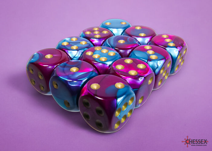 Chessex® 16mm d6 Dice Block™ (12 dice)