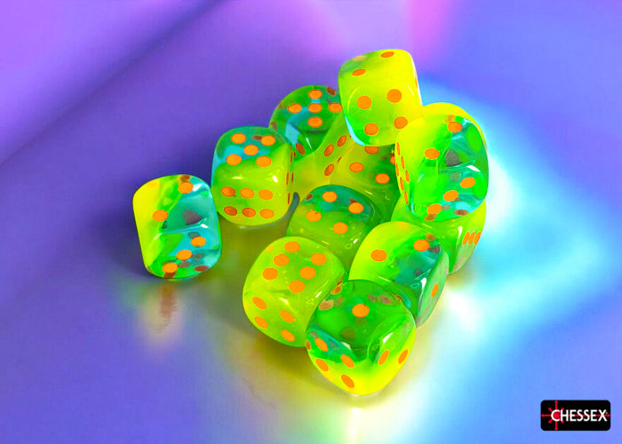 Chessex® 16mm d6 Dice Block™ (12 dice)