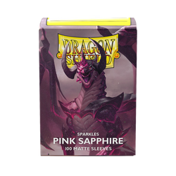 Dragon Shield: Standard 100ct Sleeves - Pink Sapphire