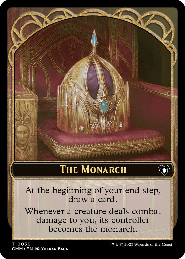 The Monarch // Dragon Egg Double-Sided Token [Commander Masters Tokens