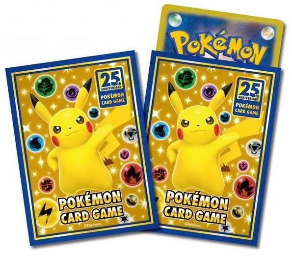 Card Sleeves - 25th Anniversary Pikachu (64-Pack) (Pokemon Center Japan Exclusive)