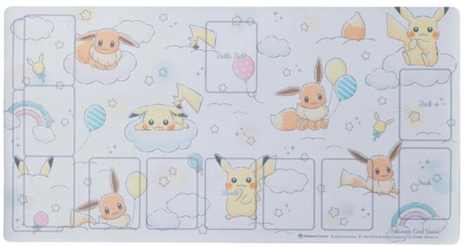 Playmat - RB Pikachu & Eevee (Pokemon Center Japan Exclusive)