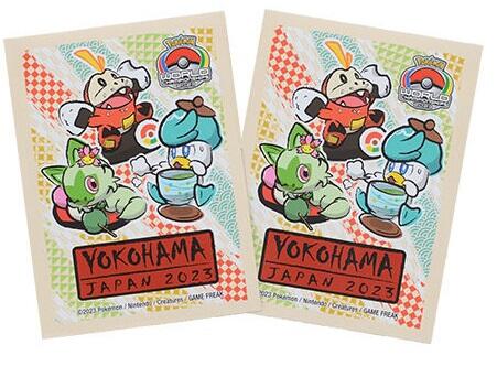 Card Sleeves - Sprigatito, Fuecoco, and Quaxly (WCS2023) (64-Pack) (Pokemon Center Japan Exclusive)