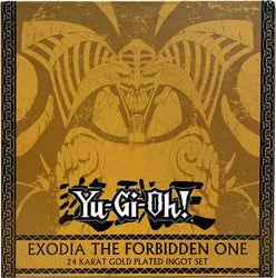 24k Gold-Plated Ingot Set - Exodia The Forbidden One (Limited Edition)