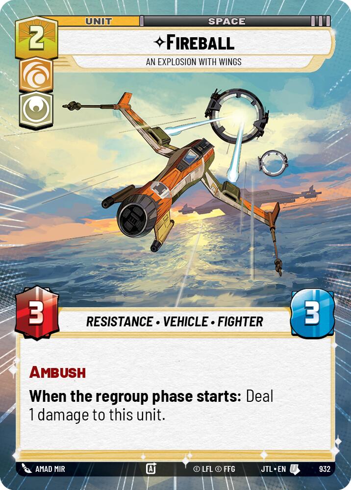 Fireball - An Explosion With Wings (932) (Hyperspace Foil) (932) [Jump to Lightspeed]