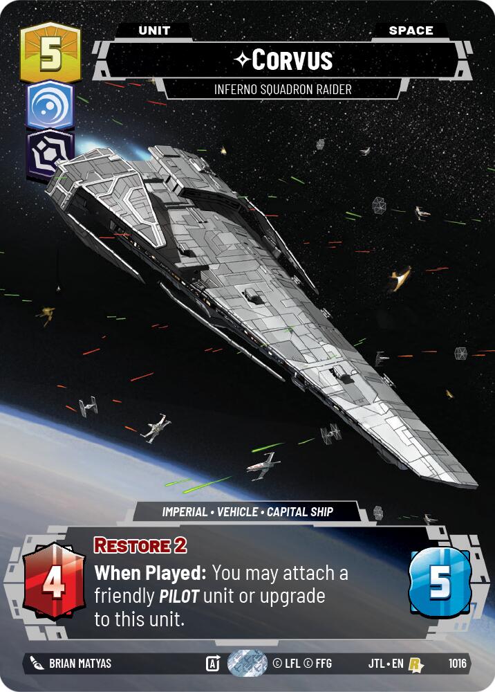 Corvus - Inferno Squadron Raider (1016) (Prestige) (1016) [Jump to Lightspeed]