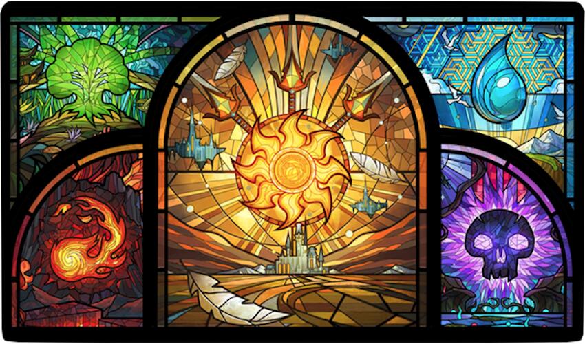 Ultra PRO: Playmat - Magali Villeneuve (Dominaria United Stained Glass - Kickstarter Exclusive)