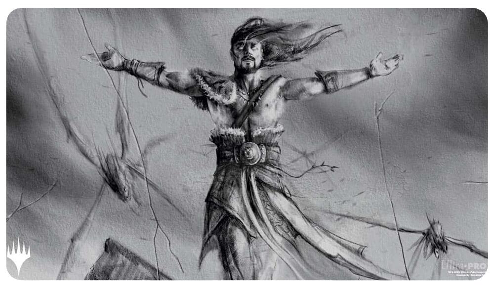 Ultra PRO: Stitched Playmat - March of the Machine: The Aftermath (Sarkhan, Soul Aflame)