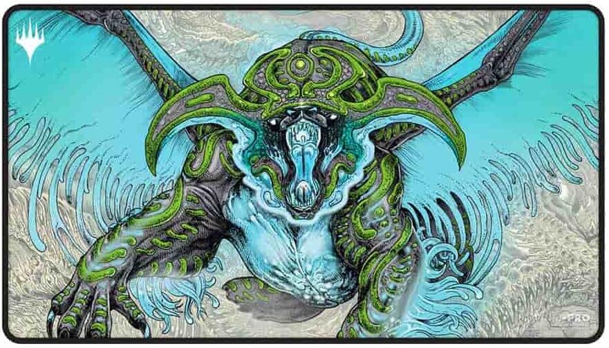Ultra PRO: Black Stitched Playmat - Tarkir: Dragonstorm (Temur)