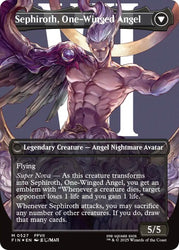 Sephiroth, Fabled SOLDIER // Sephiroth, One-Winged Angel (Borderless) (Surge Foil) [FINAL FANTASY]