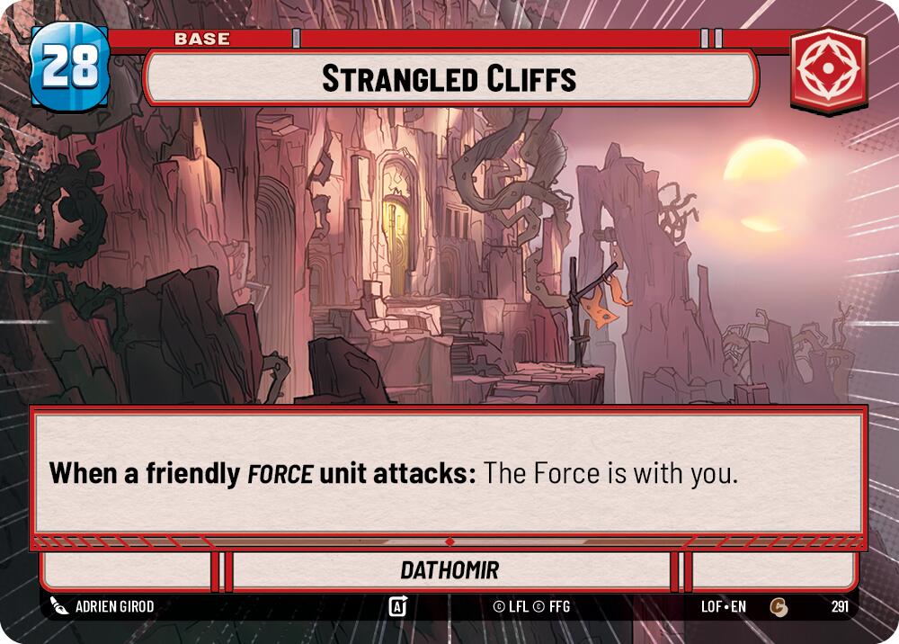 Strangled Cliffs // Shield (291 // t02) (Hyperspace) (291 // T02) [Legends of the Force]