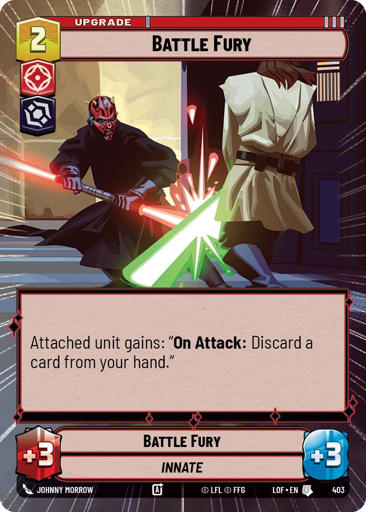 Battle Fury (403) (Hyperspace) (403) [Legends of the Force]
