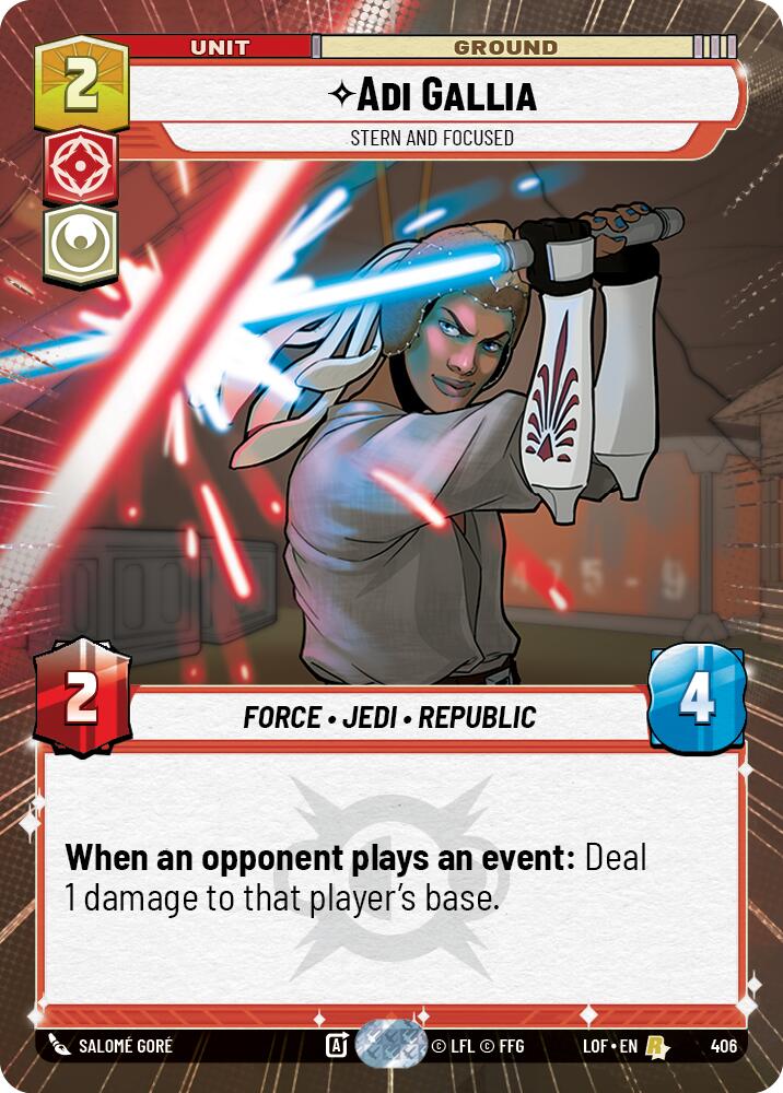 Adi Gallia - Stern and Focused (406) (Hyperspace) (406) [Legends of the Force]