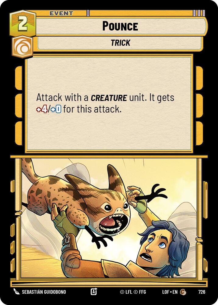 Pounce (726) (Foil) (726) [Legends of the Force]