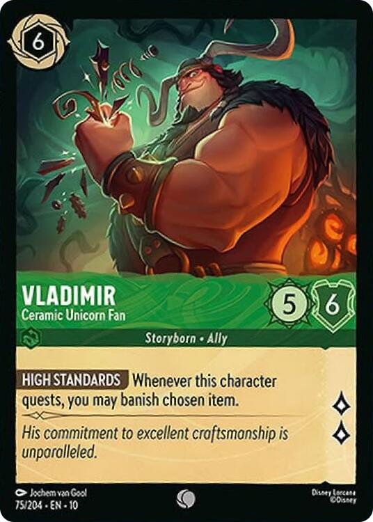Vladimir - Ceramic Unicorn Fan (75/204) [Whispers in the Well]