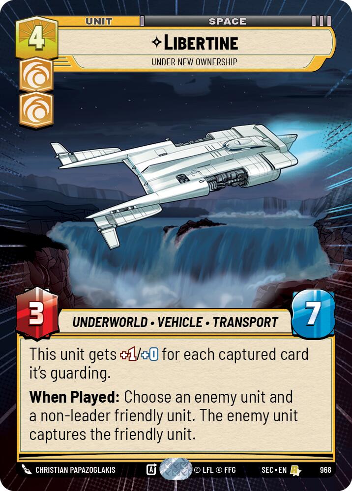 Libertine - Under New Ownership (Hyperspace Foil) (968) (968) [Secrets of Power]