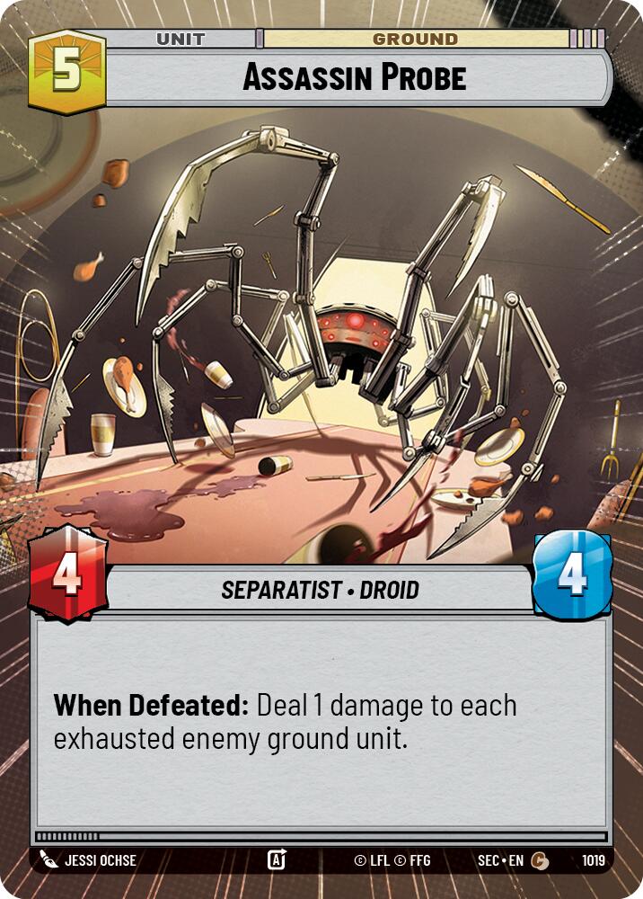 Assassin Probe (1019) (Hyperspace Foil) (1019) [Secrets of Power]