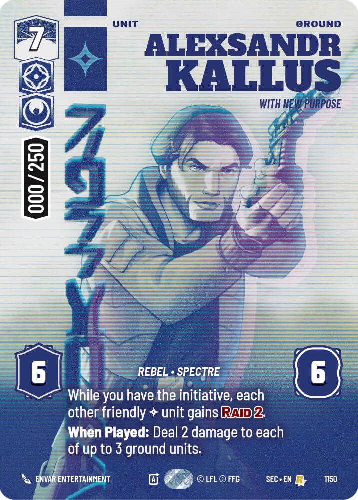 Alexsandr Kallus - With New Purpose (Serialized) (1150) (1150) [Secrets of Power]