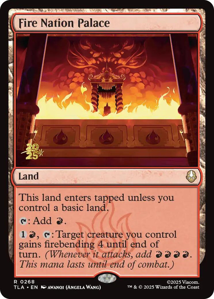 Fire Nation Palace [Avatar: The Last Airbender Prerelease Cards]