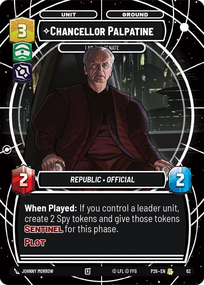 Chancellor Palpatine - I Am the Senate (62) (62) [Sector and Regional Promos: Season 1]