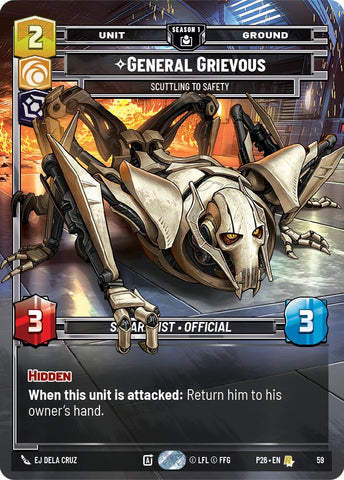General Grievous - Scuttling to Safety (59) (59) [Sector and Regional Promos: Season 1]