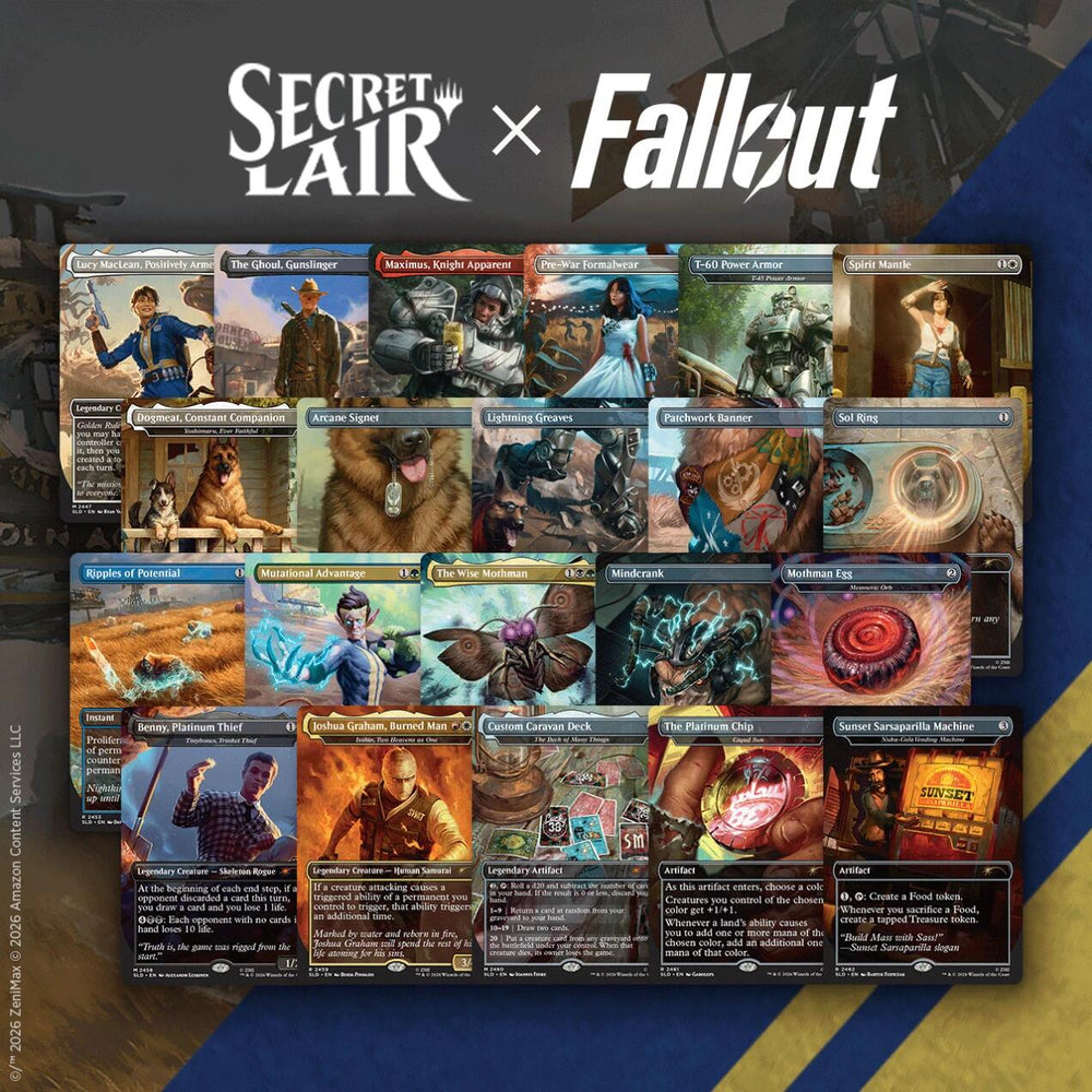 Secret Lair: Drop Series - Secret Lair x Fallout (Rad Superdrop - The Vault-Issue Non-Foil Bundle)