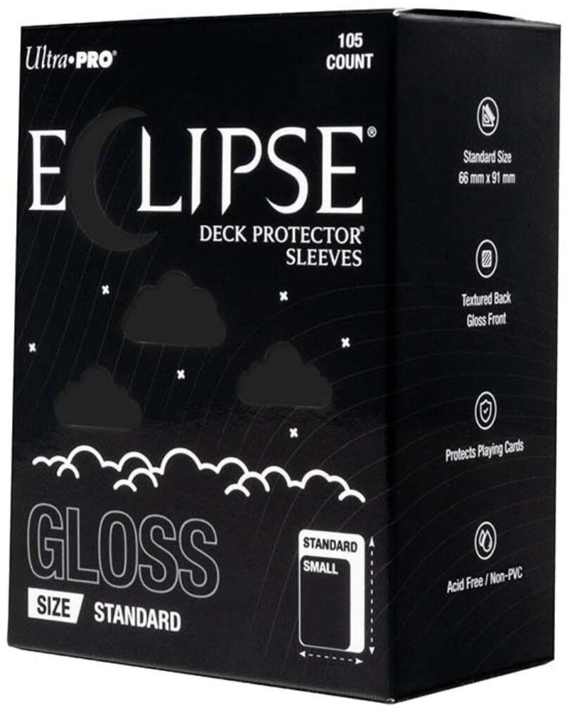 Ultra PRO: Standard 105ct Sleeves - Eclipse Gloss (Jet Black)