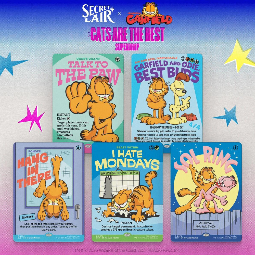 Secret Lair: Drop Series - Secret Lair x Garfield: Motivationally Challenged