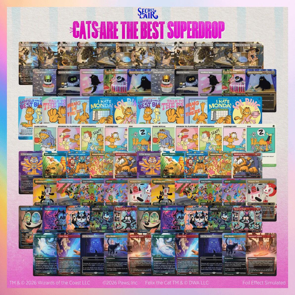 Secret Lair Drop: Cats Are the Best Superdrop: Cats Rule Everything Bundle