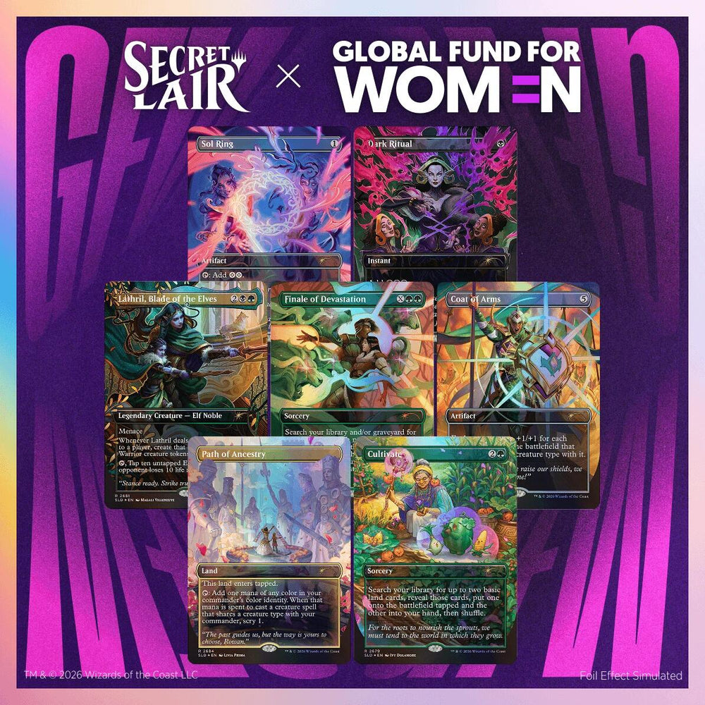 Secret Lair Drop: Secret Lair x Global Fund for Women: Their Magic is Limitless - Traditional Foil Edition