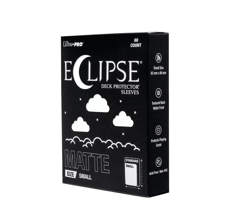 Ultra PRO: Small 60ct Sleeves - Eclipse Matte (Arctic White) (Modern Logo)