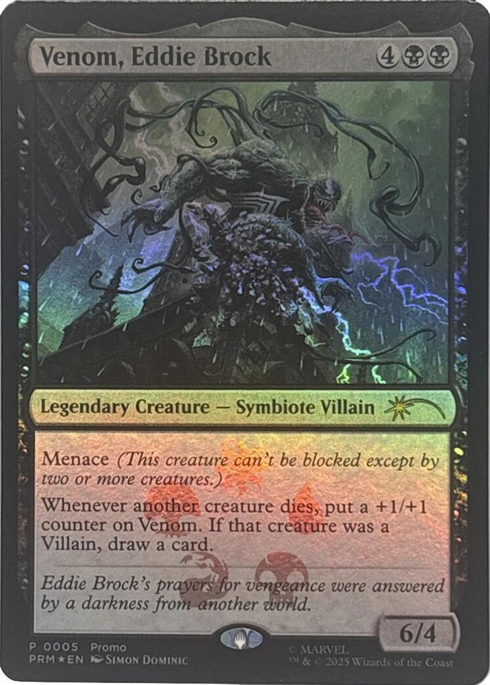 Venom, Eddie Brock [Marvel Super Heroes Promos]