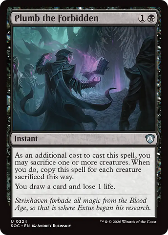 Plumb the Forbidden [Secrets of Strixhaven Commander]